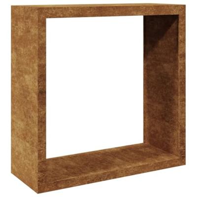 VidaXL Brandhoutrek 100x40x100 cm weervast staal