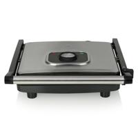 Tristar GR-2858 Contactgrill Elektrisch Anti-aanbaklaag, Controlelampje Zwart, Zilver - thumbnail