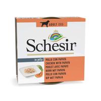 Schesir hondenvoer in gelei kip & papaya 150g - thumbnail