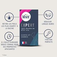 Veet Expert Koude Waxstrips Benen & Lichaam Gevoelige Huid - thumbnail