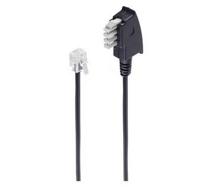 Shiverpeaks Fax Aansluitkabel [1x Telefoonstekker Duitsland (TAE-N) - 1x RJ11-stekker 6p2c] 3 m Zwart - thumbnail