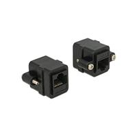 Delock 85124 Adapter RJ45-aansluiting > RJ45-aansluiting paneelmontage Cat.6 UTP - thumbnail