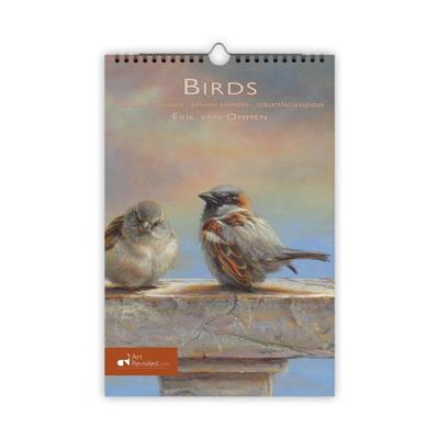 Verjaardagskalender Birds A4 formaat