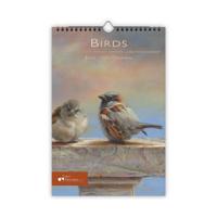 Verjaardagskalender Birds A4 formaat - thumbnail