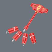 Wera 410 i VDE B VDE-geïsoleerde T-greep adapterschroevendraaier voor 3/8" doppen, 3/8" x 130 mm - 05005120001 - thumbnail