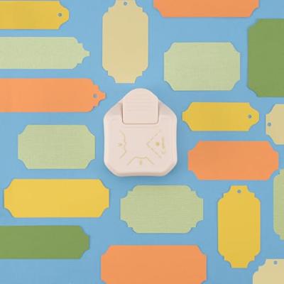 Vaessen Creative • 3-in-1 label hoekpons vintage