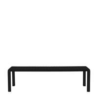 Zuiver Tuinbank 'Vondel' 175cm, kleur Zwart - thumbnail