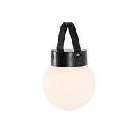 QAZQA Buiten hanglamp zwart incl. LED 3-staps dimbaar solar - - thumbnail