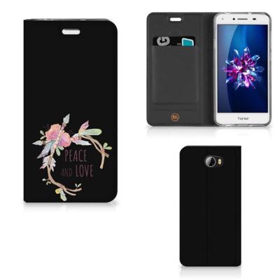 Huawei Y5 2 | Y6 Compact Magnet Case Boho Text Huawei Y5 2 | Y6 Compact Magnet Case Boho Text