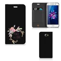 Huawei Y5 2 | Y6 Compact Magnet Case Boho Text - thumbnail