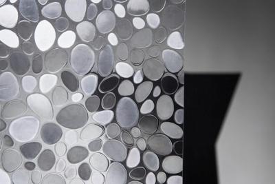 2Lif Stones statische raamfolie transparant 90 cm x 1,5 mtr