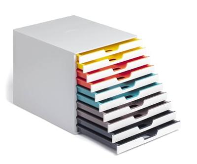 Durable VARICOLOR MIX 10 - 7630 763027 Ladebox Wit DIN A4, DIN C4, Folio, Letter Aantal lades: 10 - thumbnail