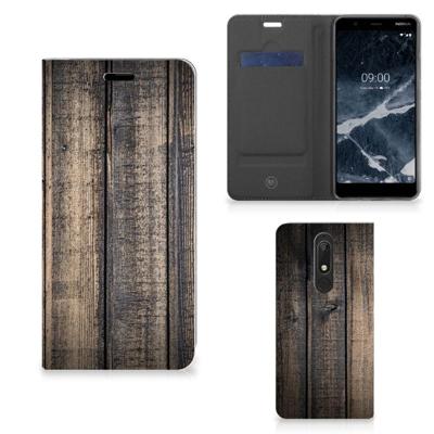 Nokia 5.1 (2018) Book | Wallet Case | Steigerhout Nokia 5.1 (2018) Book | Wallet Case | Steigerhout
