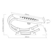 My Wall HT6L Laptopstandaard In hoogte verstelbaar, Kantelbaar - thumbnail