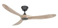 CasaFan ECO GENUINO 152 MS-NT Plafondventilator 16.6 W (Ø x h) 1520 mm x 285 mm Zwart (mat) Met afstandsbediening, Met wintermodus - thumbnail
