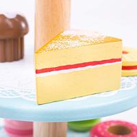 Bigjigs houten etagere met taartjes - thumbnail