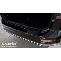 Echt 3D Carbon Bumper beschermer passend voor Volkswagen Passat 3G Variant 2014- 'Ribs' AV249261 - thumbnail