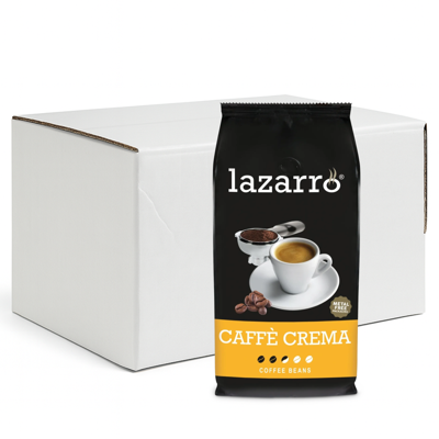 Lazarro caffe crema bonen (8x 1kg)