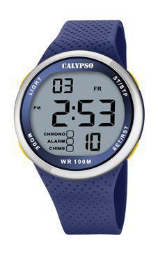 Horlogeband Calypso K5785-3 Kunststof/Plastic Blauw 11mm