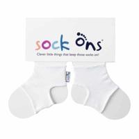Sock Ons white-0-6 mnd - thumbnail