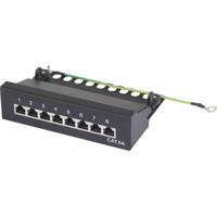 Renkforce 8 poorten Netwerkpatchbox CAT 6A 1 HE Ingericht - thumbnail