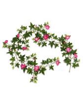 Petunia Guirlande kunsthanger 180cm - cerise - thumbnail