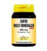NHP Super multi mineralen 650mg puur 60 Vegetarische capsules NHP Super multi mineralen 650mg puur 60 Vegetarische capsules