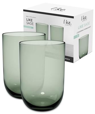 LIKE BY VILLEROY & BOCH - Like Sage - Longdrinkglas 0,45l set/2 LIKE BY VILLEROY & BOCH - Like Sage - Longdrinkglas 0,45l set/2