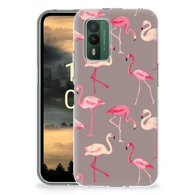 Nokia XR21 | TPU Hoesje | Flamingo