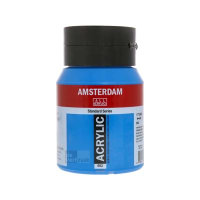 Royal Talens Amsterdam Acrylverf 500 ml - Mangaanblauw Phtalo 582