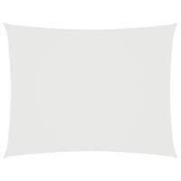 VidaXL Zonnescherm rechthoekig 3x5 m oxford stof wit - thumbnail