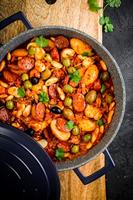 MasterClass Braadpan Blauw - ø 28 cm / 5 liter - standaard anti-aanbaklaag - thumbnail