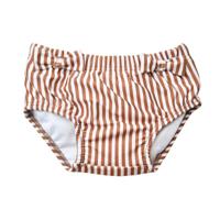Slipstop wasbare zwemluier meisjes Cognac Stripe-18-24 mnd - thumbnail