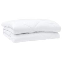 Dekbed met kussen 3 pcs Wit 240 x 260 cm Microfibre - thumbnail