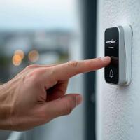 GreenBlue - Deurbel - kinetische / batterijloze / draadloze - 38 melodieën - bereik tot 200m, IP44, GB157 B - Zwart - thumbnail