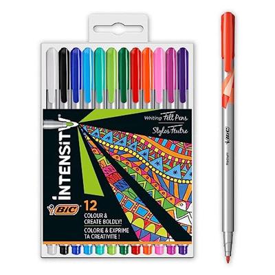 BIC intensity fineliners pastel, 12st.