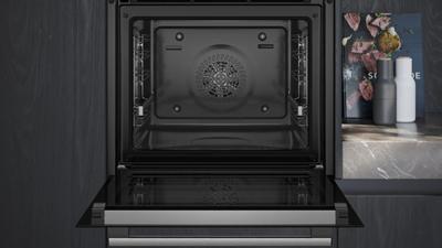 Siemens HQ574AER3 Inbouw combi stoomoven Grijs