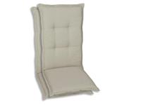 GO-DE Textil Tuinkussen (Stoelkussens voor stoelen met een normale rugleuning, Beige) - thumbnail