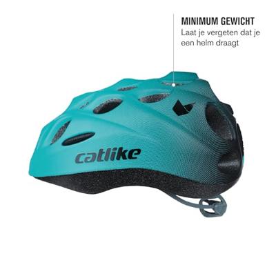 Catlike kinderhelm kitten maat m 55-58cm aquamarijn