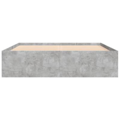 Bedframe betongrijs 160x200 cm