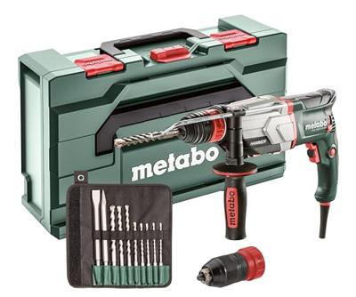 Metabo UHE 2660-2 Quick SET Combihamer | 800w 2.8J + SDS-plus-boor-/beitelset (10-dlg) - 600697510 - thumbnail