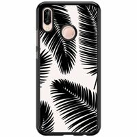 Huawei P20 Lite hoesje - Palm leaves silhouette - thumbnail