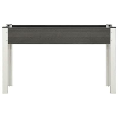 VidaXL Plantenbak verhoogd 120x40x75 cm hkc grijs