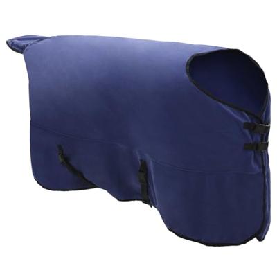 VidaXL Paardendeken marineblauw polyester