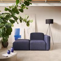 Kave Home 1-zits Bank 'Neom' Met eindpaneel, kleur Donkerblauw - thumbnail