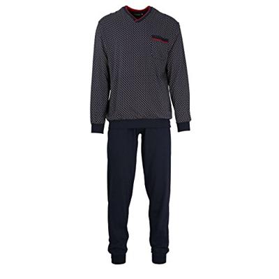Gotzburg Pyjama met V-hals blauw