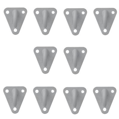 Pro+ Touwhaak kunststof 45x39mm 10 stuks in blister