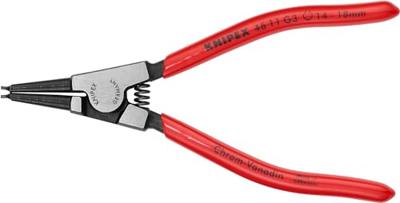 Knipex 46 11 G3 Precisie-borgveertang Geschikt voor borgringen Buitenringen 14-18 mm Puntvorm Recht