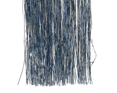 Lametta pet l0.1b50h40 cm ijsblauw kerst Decoris - Decoris