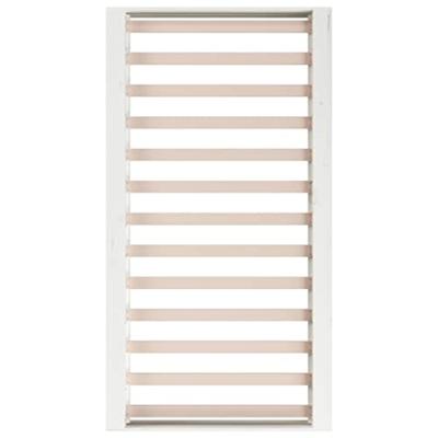 Bedframe massief hout wit 75x190 cm 2FT6 Small Single Bedframe massief hout wit 75x190 cm 2FT6 Small Single